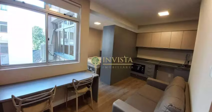 À venda | 39 m², mobiliado e 1 quarto, próximo ao ticen - centro de florianópolis.