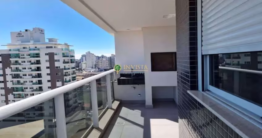 Andar alto com sacada com churrasqueira, 2 quartos e 1 vaga à venda no kobrasol.