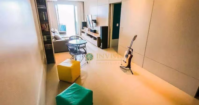 À venda | 117 m², andar alto, 3 quartos, sacada com churrasqueira e 2 vagas - av. trompowsky, centro de florianópolis.