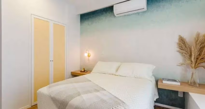 Porteira fechada! mobiliado com 1 quarto - à venda no centro de florianópolis.