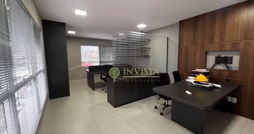 À venda | sala comercial com 32m² e 3 vagas - capoeiras, florianópolis.