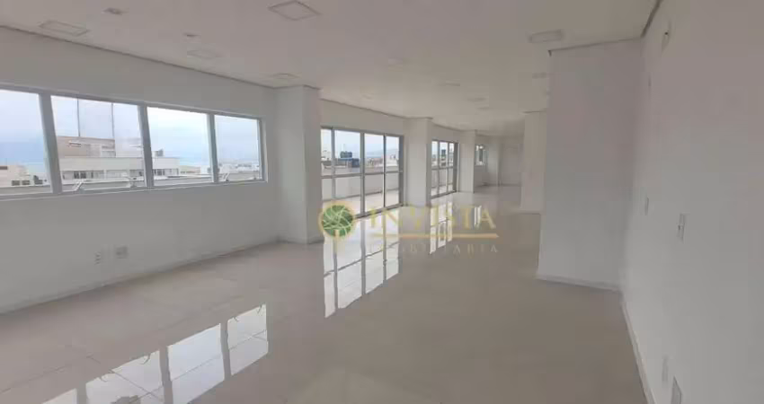Andar/sala comercial com vista mar e 2 vagas - centro de florianópolis.