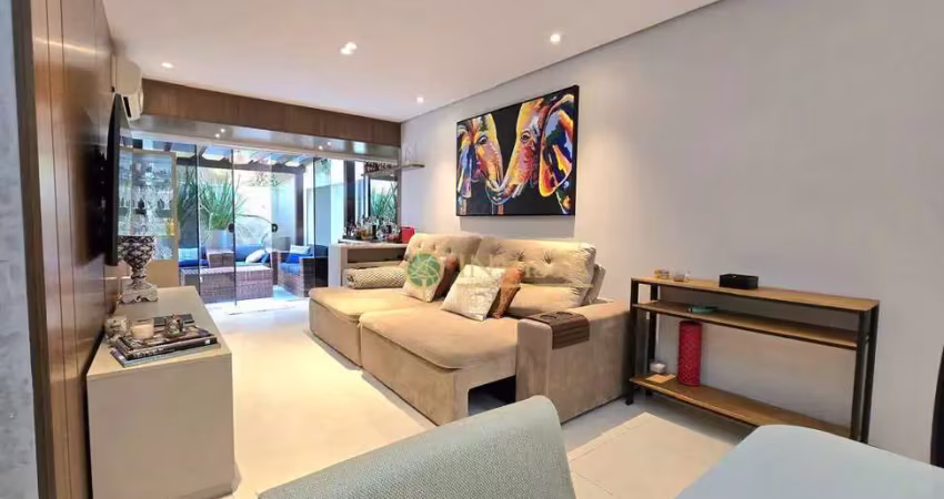 Á venda | semi mobiliado, garden, 210 m² de área privativa, 3 quartos e 1 vaga de garagem - centro de florianópolis