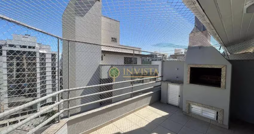 Cobertura duplex, 160m², terraço privativo, churrasqueira e 1 vaga de garagem - à venda no centro de florianópolis.