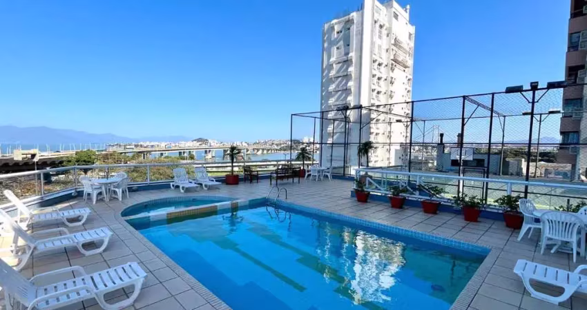 À venda | 86m², sacada, 3 quartos e 1 vaga de garagem – centro de florianópolis, ao lado do top market