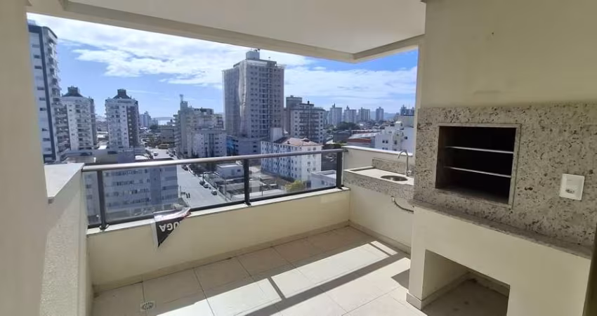 Locação | Próximo ao Shopping Itaguaçu, Sacada com churrasqueira, 2 quartos, andar alto e 2 vagas de garagem.