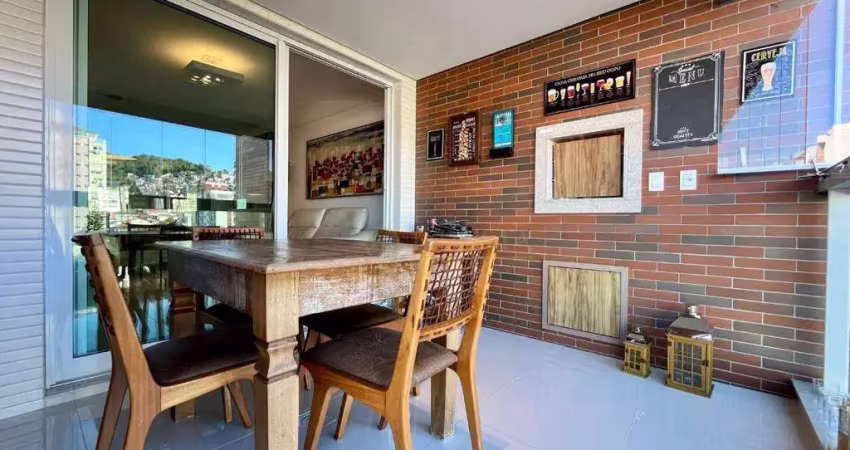 À venda | jazz club, 2 suítes, 102m², sacada com churrasqueira e vista mar e 1 vaga de garagem - agronômica, florianópolis.