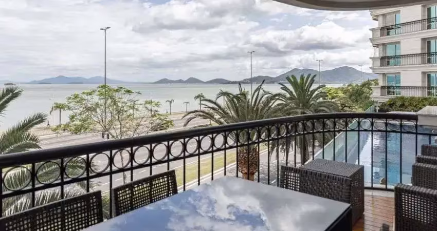 À venda | la perle, alto padrão, frente mar, 316m², 4 suítes e 4 vagas de garagem - agronômica, florianópolis.
