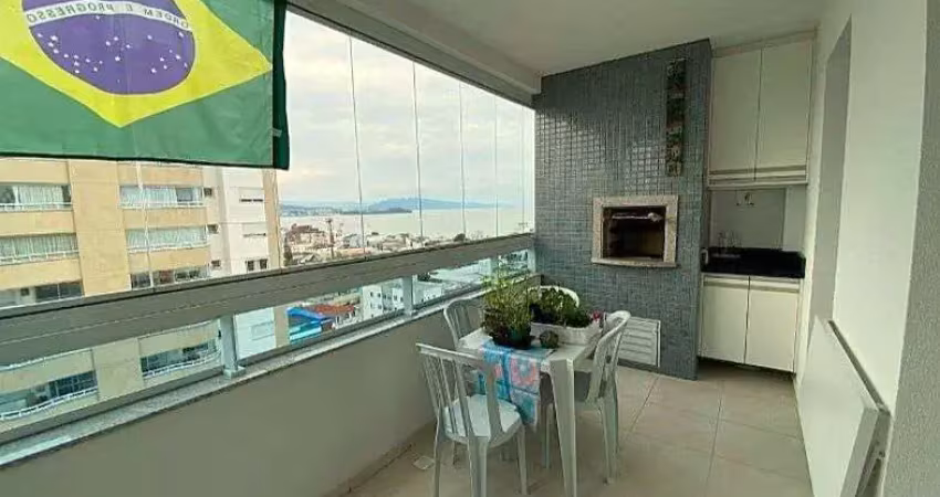 À venda | andar alto, sacada com churrasqueira, 3 suítes e 2 vagas – próximo ao super a, no jardim atlântico, em florianópolis.