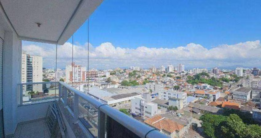 À venda | 100 m², 3 quartos, Vista Mar, sacada com churrasqueira e 2 vagas de garagem - Estreito, em Florianópolis.