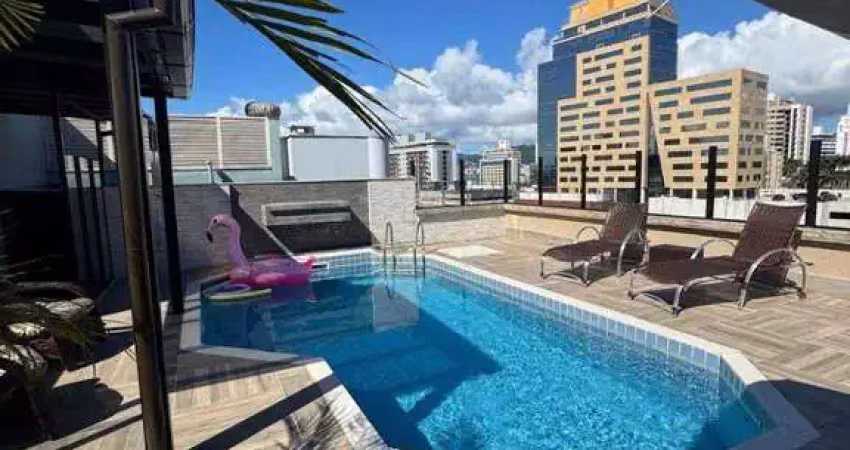 À venda | 320 m², terraço privativo, piscina, área gourmet com churrasqueira e sinuca, 4 quartos e 3 vagas - balneário estreito, florianópolis.