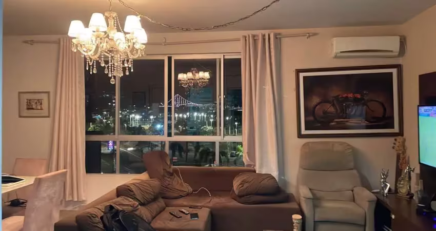 À venda | 125 m², sacada com vista mar, 4 quartos e 2 vagas de garagem - coqueiros, florianópolis.
