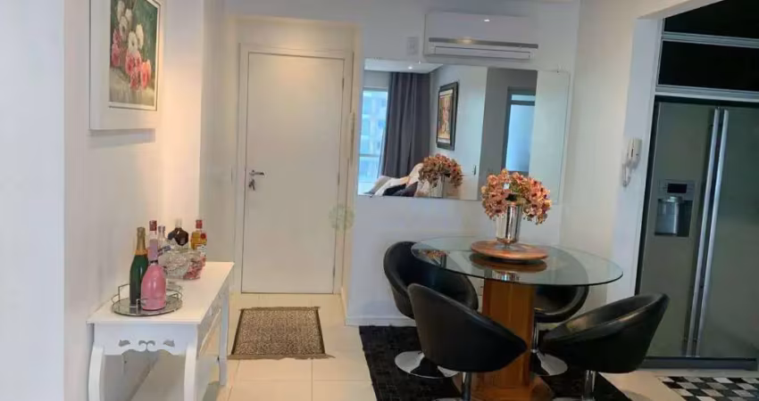 Locação | 64 m², mobiliado, sacada com churrasqueira, 2 quartos e 1 vaga - campinas, são josé.