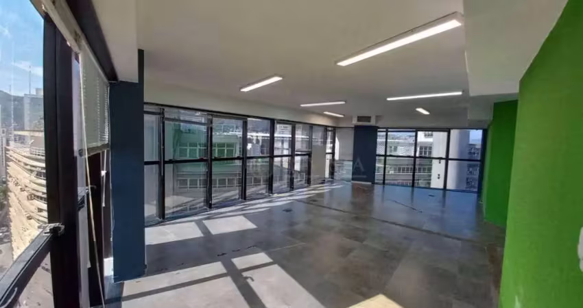 Locação | conjunto de salas comerciais com 250 m² e 7 vagas - centro, em florianópolis.