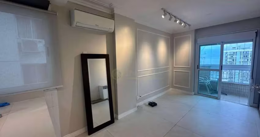 Locação | semi mobiliado, 74 m², 2 quartos, sacada com vista mar - centro, em florianópolis.