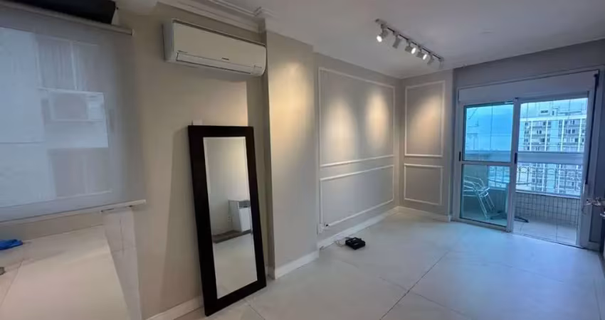 Locação | semi mobiliado, 74 m², 2 quartos, sacada com vista mar - centro, em florianópolis.