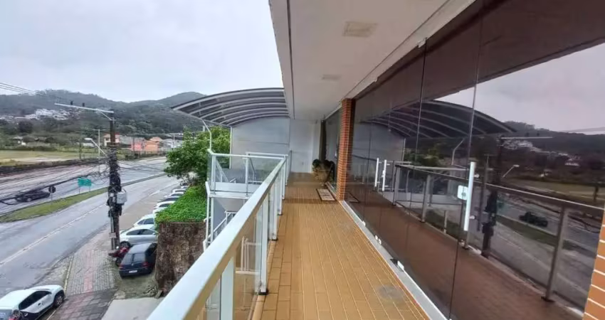 Locação | sala comercial de 120 m² com 2 lavabos - saco grande, em florianópolis. c