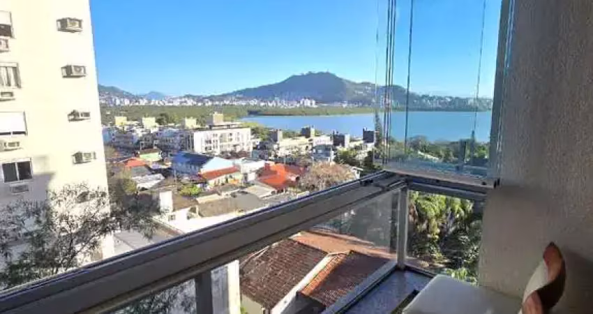 À venda | 69 m², vista mar, 2 quartos, semi mobiliado e 1 vaga - joão paulo, em florianópolis.