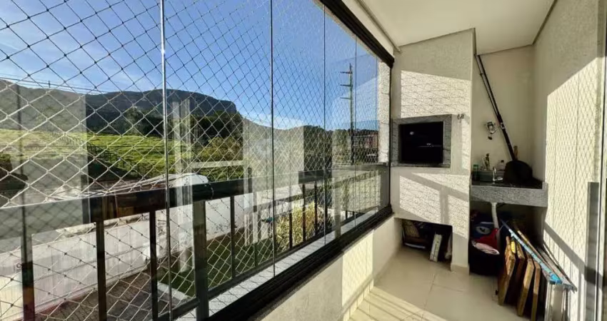 À venda | 67 m², sacada com churrasqueira, 2 quartos e 1 vaga - pedra branca, em palhoça.