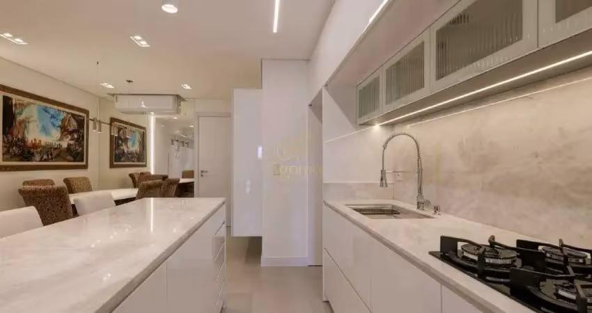 Apartamento mobiliado com vista mar à venda na praia brava, itajaí – 3 dormitórios, 90 m² e lazer completo