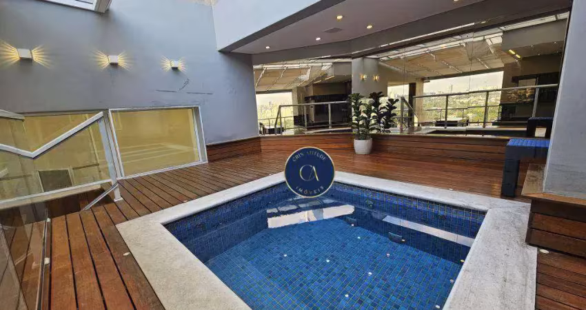 Cobertura com 4 dormitórios à venda, 255 m² - vila anastácio - são paulo/sp