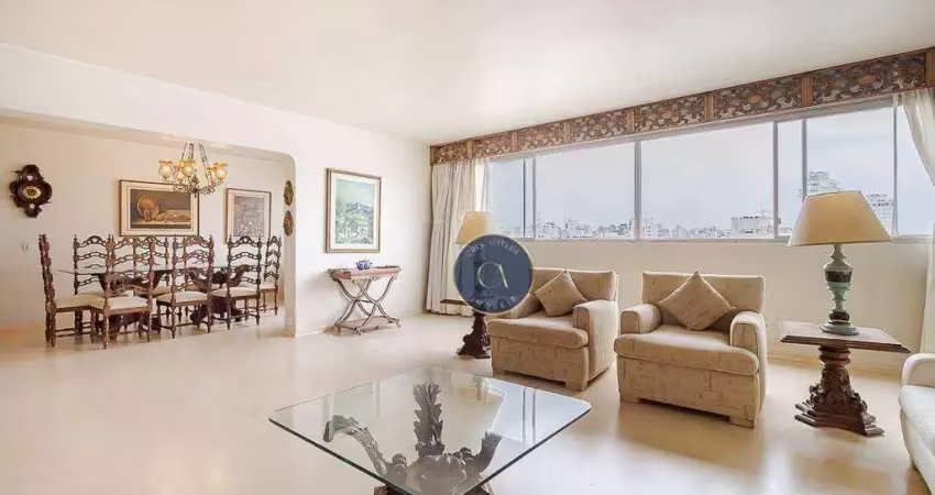 Apartamento com 4 dormitórios à venda, 166 m² - santa cecília - são paulo/sp