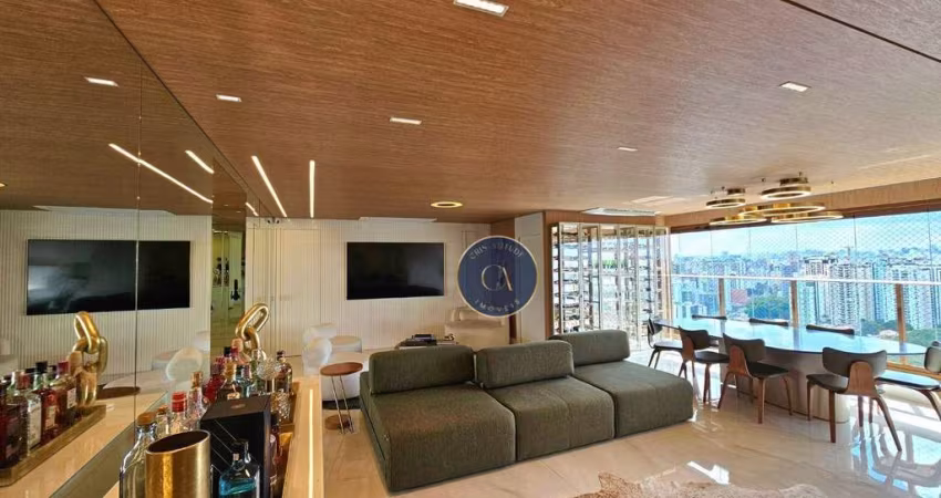 Apartamento Mobiliado com 3 dormitórios à venda, 147 m² - Campo Belo - São Paulo/SP
