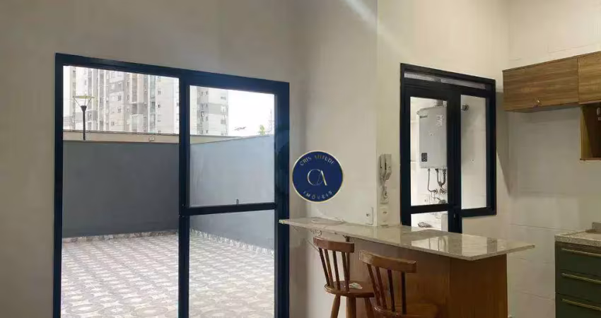 Apartamento com 1 dormitório à venda, 82 m² - continental - osasco/sp