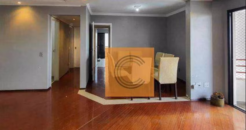 Apartamento com 3 dormitórios à venda, 114 m² por R$ 1.299.000,00 - Anália Franco - São Paulo/SP