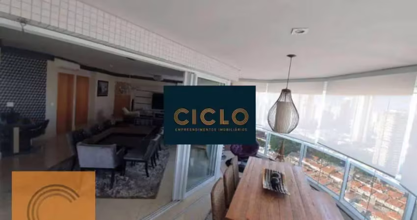 Apartamento com 3 dormitórios à venda, 202 m² por r$ 3.300.000,00 - jardim anália franco - são paulo/sp