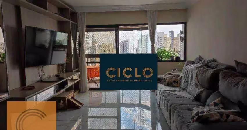 Apartamento com 3 dormitórios à venda, 125 m² por r$ 965.000,00 - tatuapé - são paulo/sp