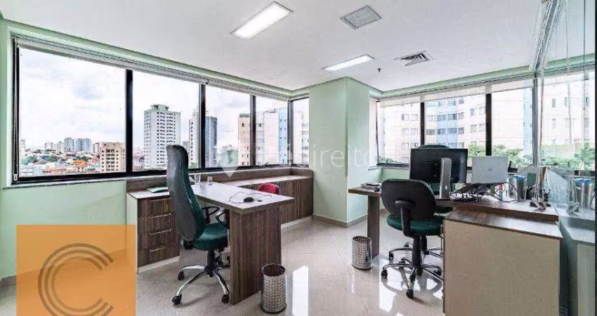 Sala à venda, 87 m² por r$ 990.000,00 - tatuapé - são paulo/sp