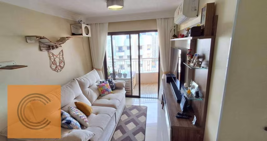 Apartamento com 3 dormitórios à venda, 75 m² por R$ 870.000,00 - Tatuapé - São Paulo/SP