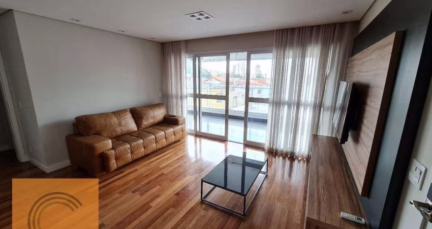 Apartamento com 3 dormitórios para alugar, 132 m² por R$ 12.370,00/mês - Tatuapé - São Paulo/SP