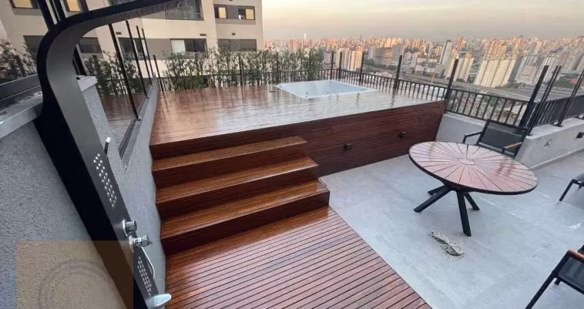 Cobertura com 1 dormitório à venda, 123 m² por r$ 1.799.000,00 - brás - são paulo/sp