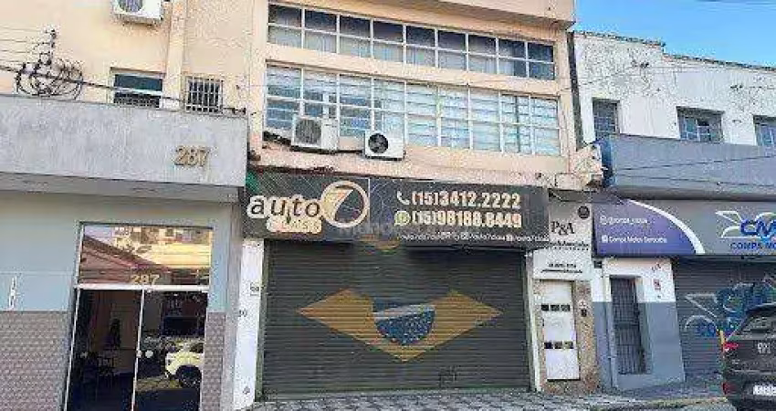 Salão para alugar, 294 m² por r$ 8.395,00/mês - centro - sorocaba/sp
