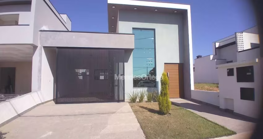 Casa nova térrea com 135m² no Condomínio Villagio Wanel com 3 dormitórios (suíte) e demais dependências por apenas R$ 885.000