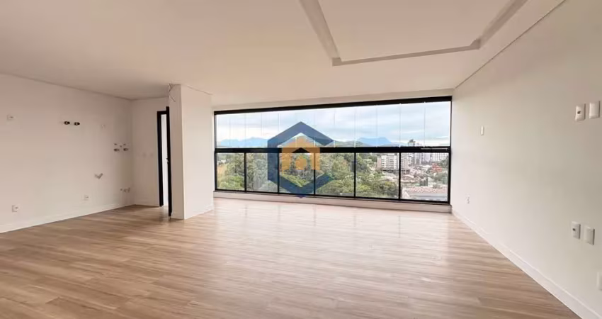 Apartamento com 1 suíte + 2 demi suítes e 2 vagas no bairro anita garibaldi, joinville/sc