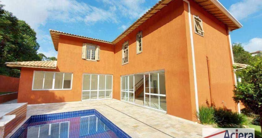 Casa nova com 4 suítes, 410 m² - Forest Hills - Jandira/SP