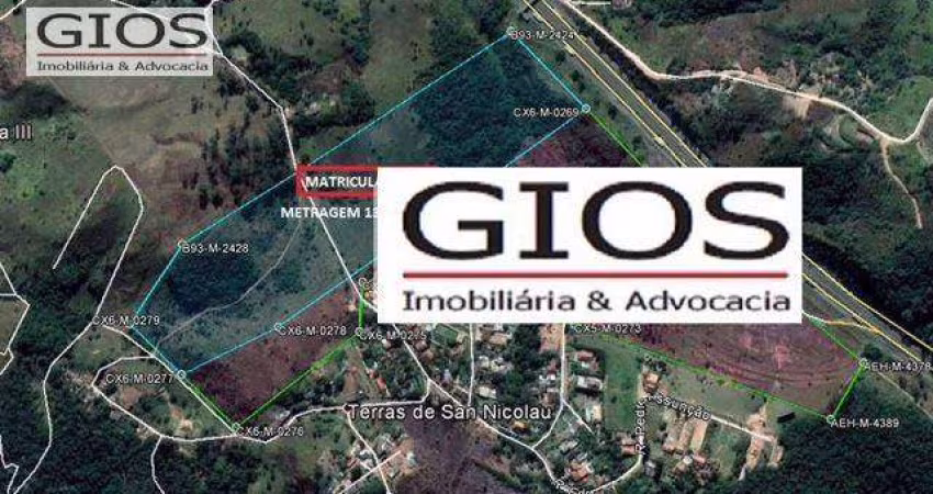 Terreno à venda na Castelo Branco, 135000 m² por R$ 87.750.000 - Terras de San Nicolau - Santana de Parnaíba/SP