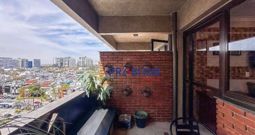 Flat com 1 dormitório, 56 m² - venda por r$ 490.000,00 ou aluguel por r$ 5.117,82/mês - alphaville industrial - barueri/sp
