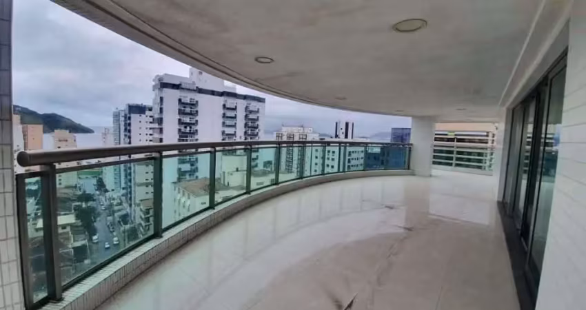 Imóvel de luxo na ponta da praia: apartamento com 4 quartos, 4 suítes, 4 salas, 6 banheiros, 4 vagas e 488m² em santos-sp