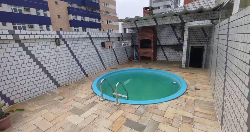 Cobertura duplex no gonzaga, santos: 2 quartos, 1 suíte, 2 salas, 4 banheiros, 2 vagas, 160m² - confira essa oportunidade!