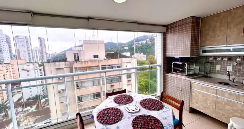 Apartamento à venda em santos-sp, bairro josé menino! 3 quartos,lazer completo