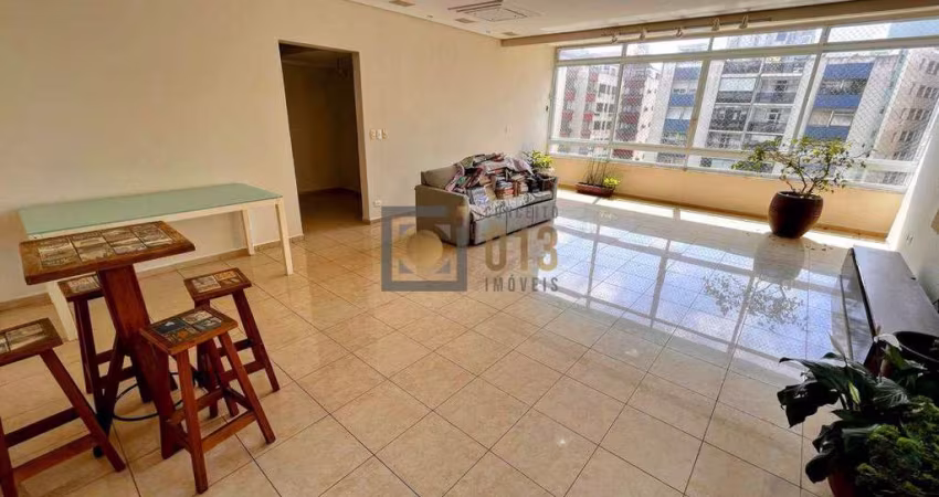 Apartamento com 3 quartos, Gonzaga, Santos - R$ 850 mil, Cod: 2334