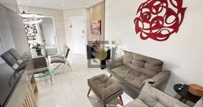 Apartamento à venda em santos-sp, gonzaga: 2 quartos, 1 suíte, 1 sala, 2 banheiros, 1 vaga e 91m² de área. venha conferir!