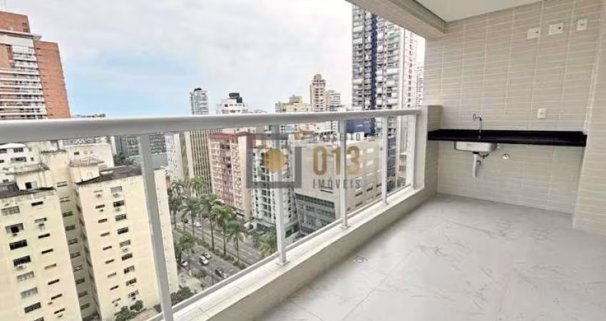 Apartamento com 2 quartos, Gonzaga, Santos
