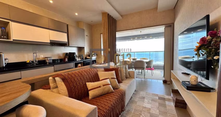 Apartamento à venda na Pompéia, Santos com 1 quarto e vista mar