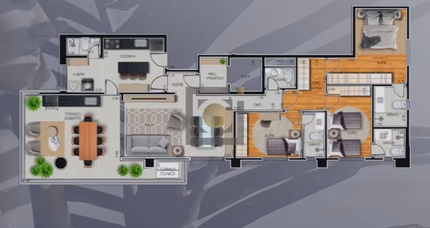 APARTAMENTO A VENDA NO EMBARÉ, 3 QUARTOS, LAZER COMPLETO E 3 VAGAS DE GARAGEM !