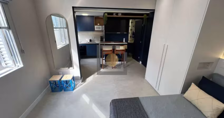 Imperdível oportunidade de adquirir apartamento em santos-sp, josé menino! 1 quarto, 1 sala, 1 banheiro, 1 vaga. confira!